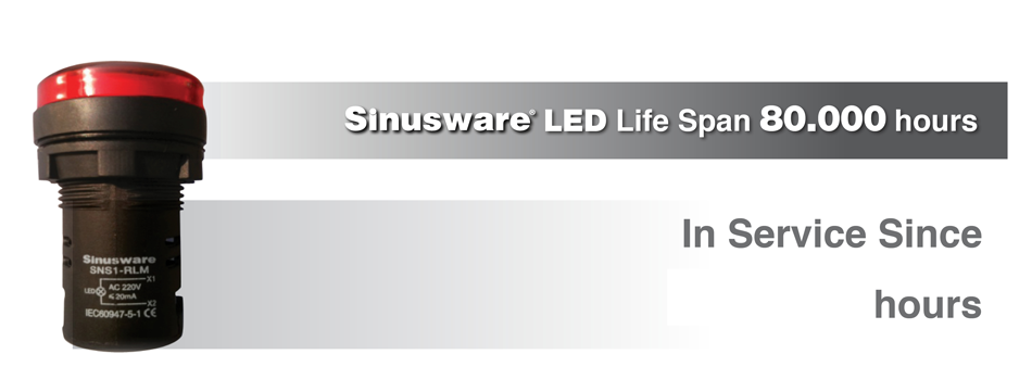 Sinusware LED Life Span 80.000 hours